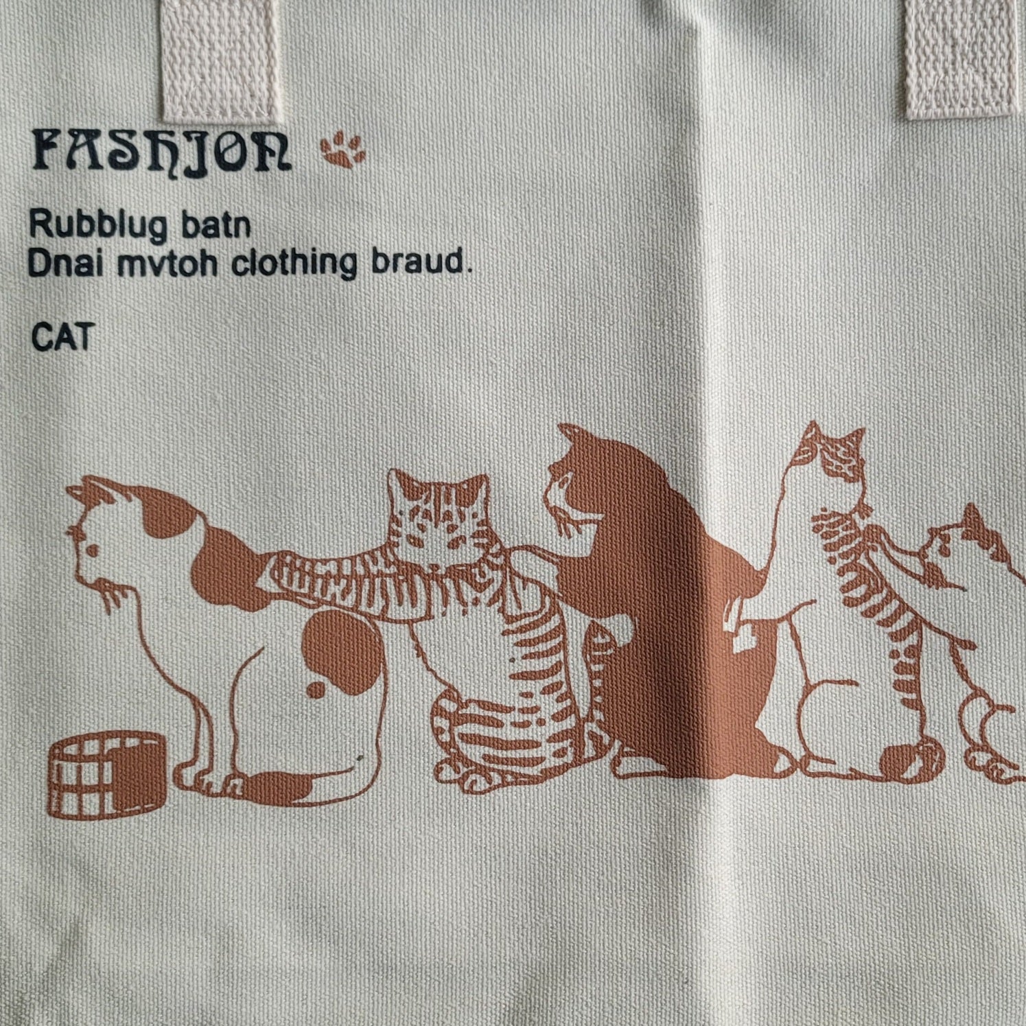 Cat Canvas tote bag